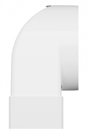 Решетка вентиляционная теневая 120х60мм ERA 612SH10 сетка разъемная на магнитах D100